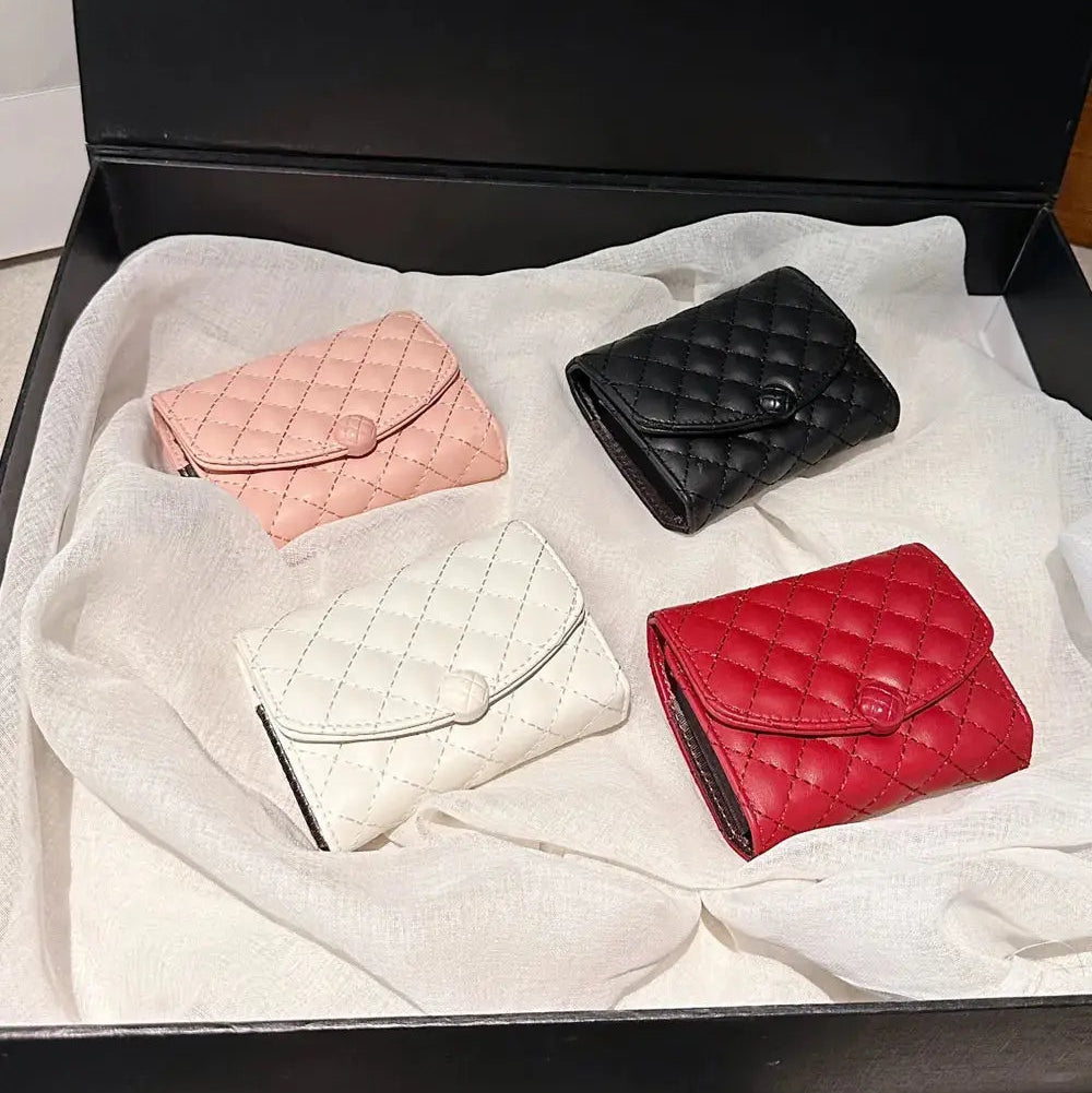 PU Leather Solid Color Wallet Trendsi