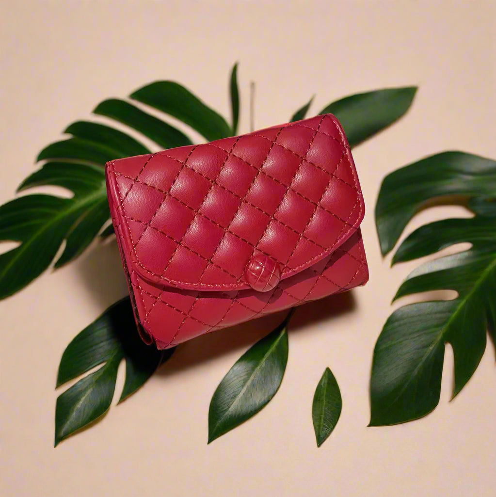 PU Leather Solid Color Wallet Trendsi