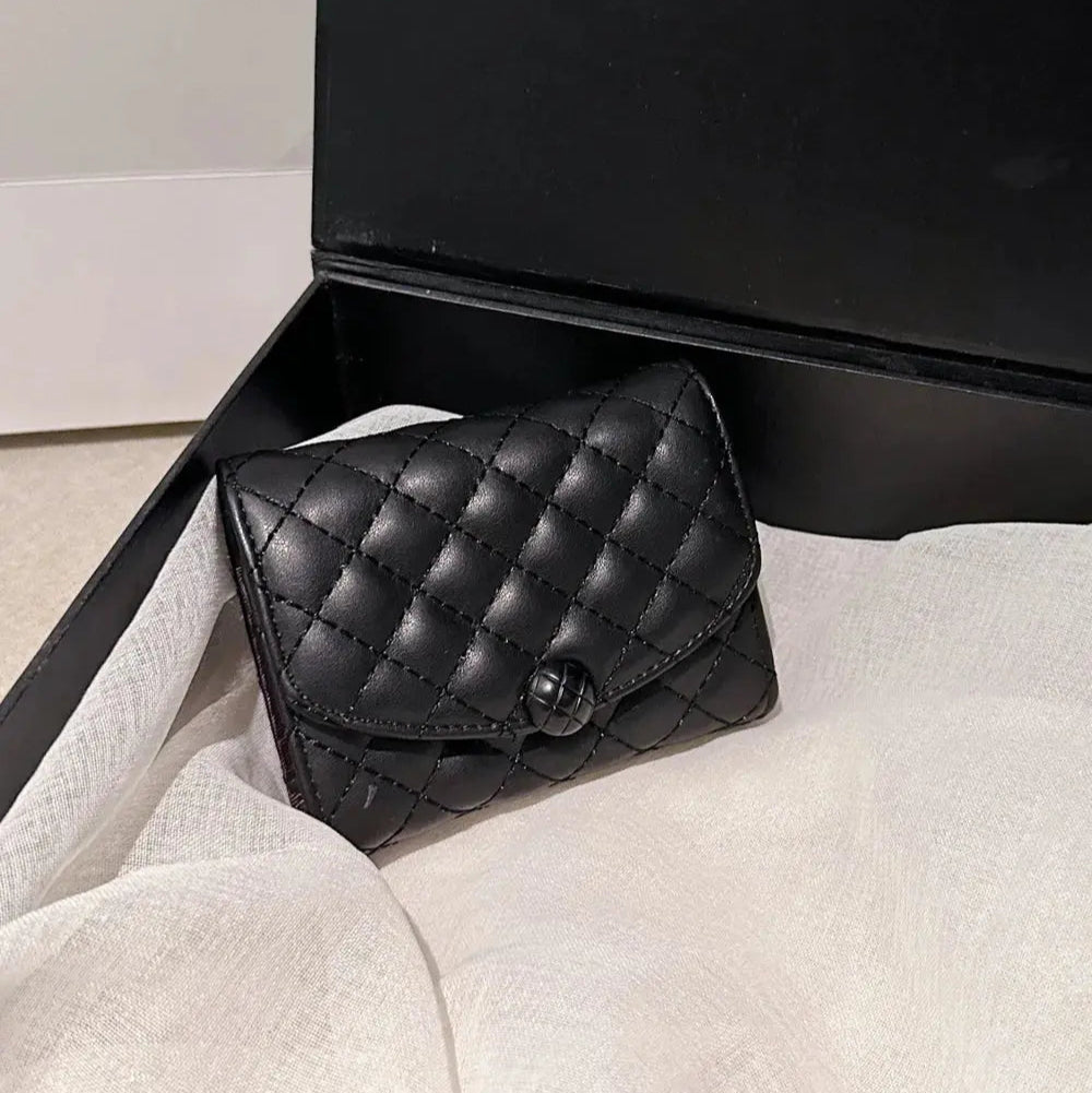 PU Leather Solid Color Wallet Trendsi