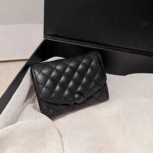PU Leather Solid Color Wallet Trendsi