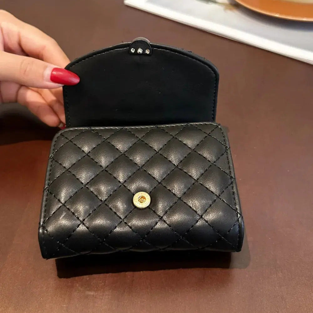 PU Leather Solid Color Wallet Trendsi