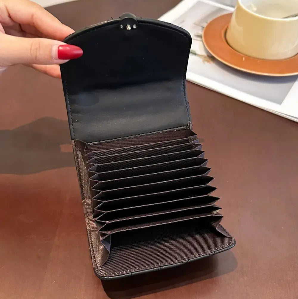 PU Leather Solid Color Wallet Trendsi