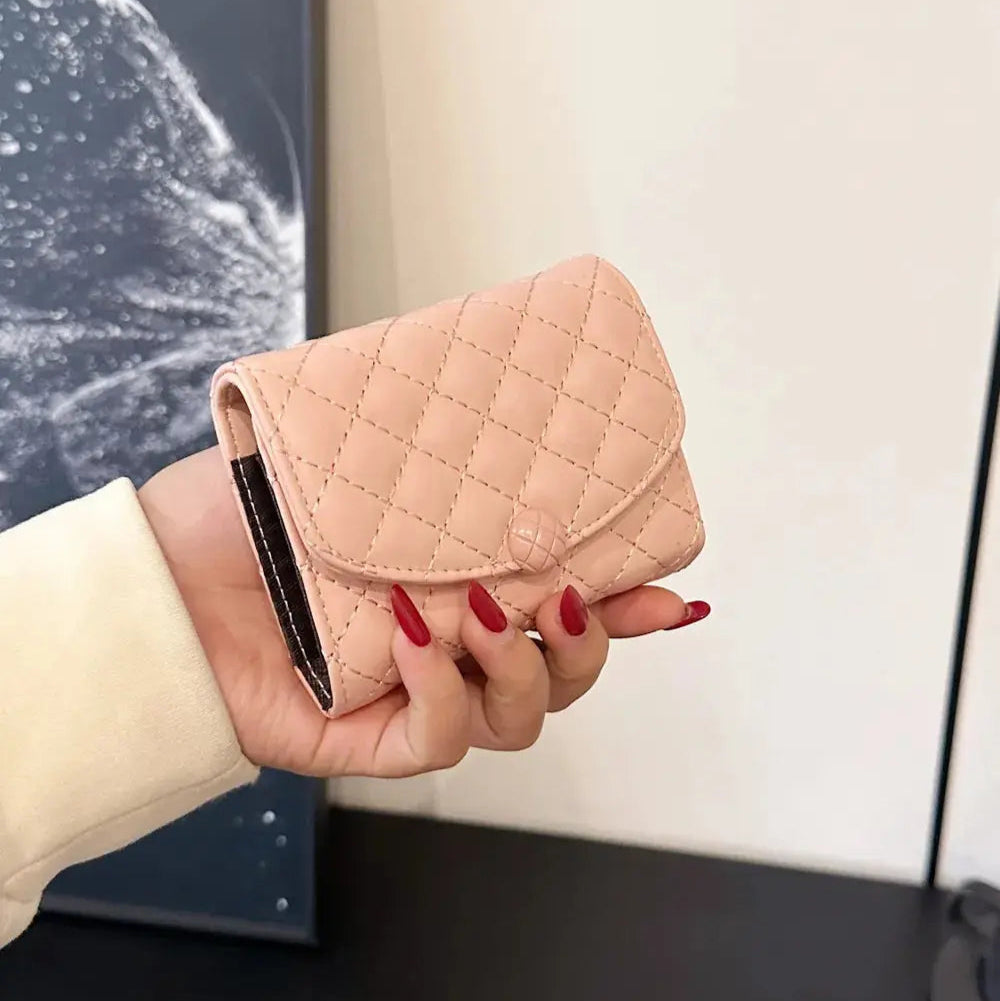 PU Leather Solid Color Wallet Trendsi