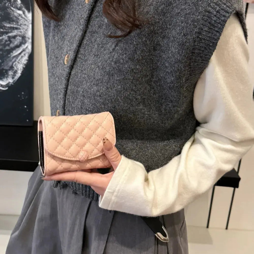 PU Leather Solid Color Wallet Trendsi