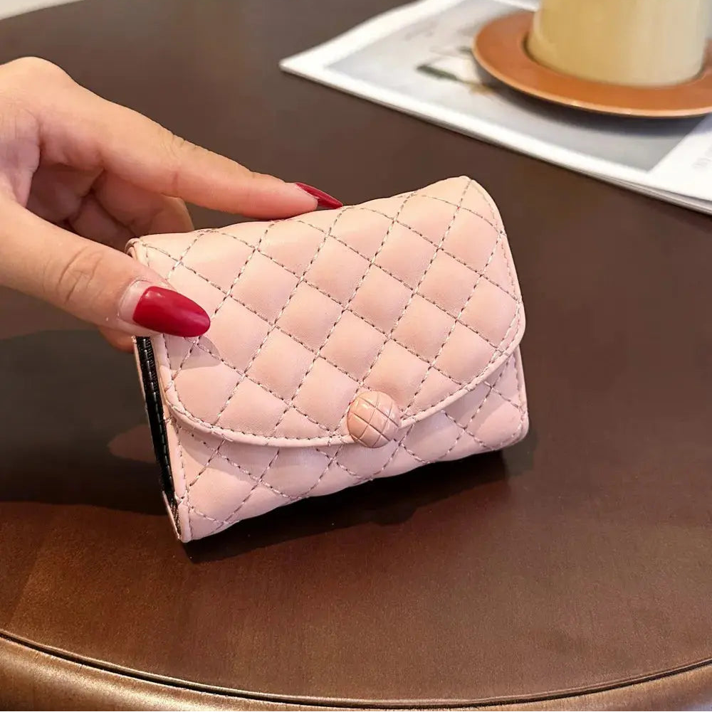 PU Leather Solid Color Wallet Trendsi