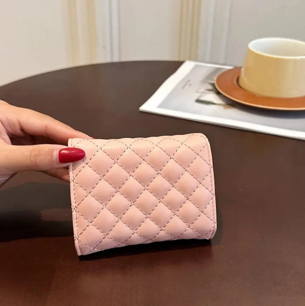 PU Leather Solid Color Wallet Trendsi