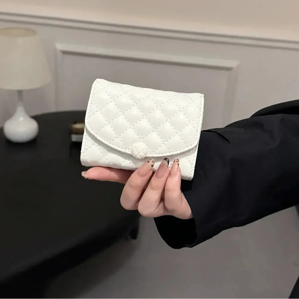 PU Leather Solid Color Wallet Trendsi