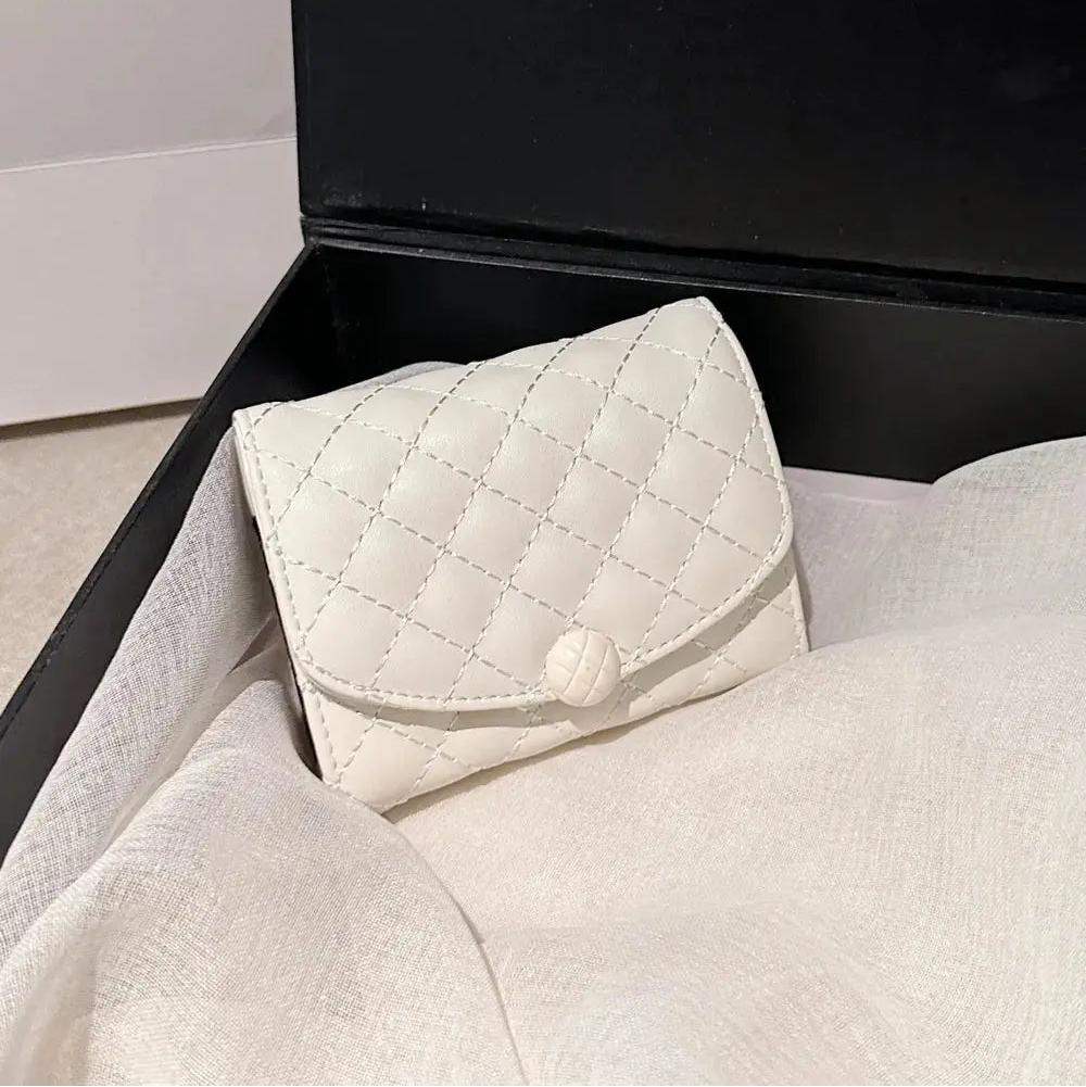 PU Leather Solid Color Wallet Trendsi