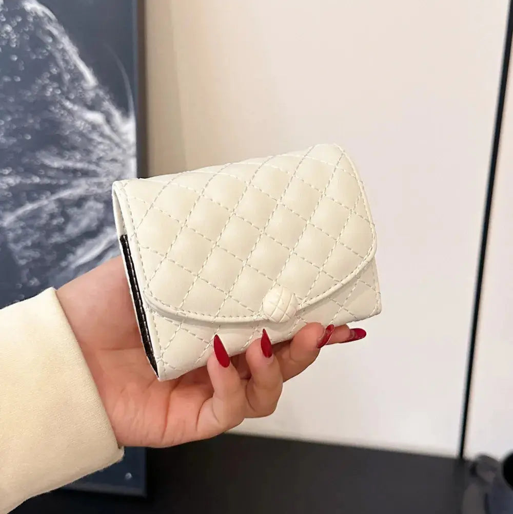 PU Leather Solid Color Wallet Trendsi