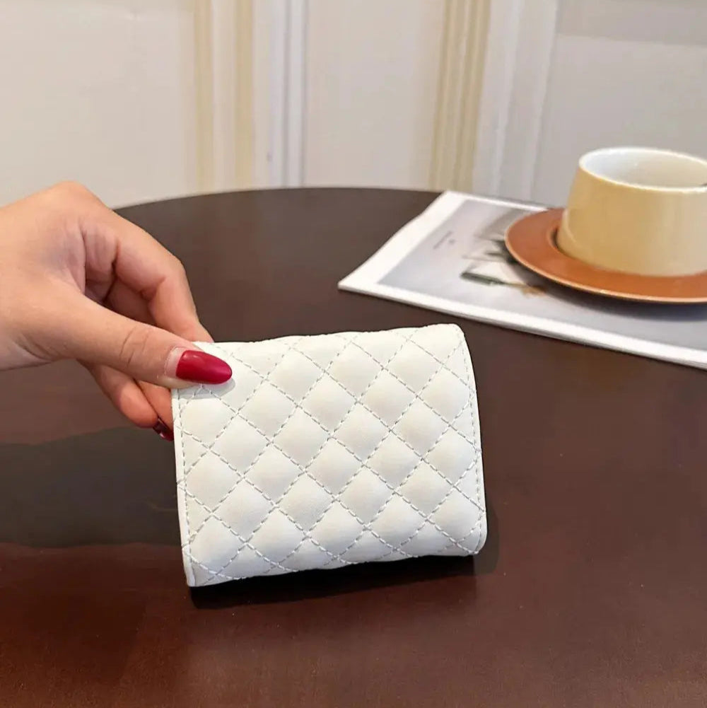 PU Leather Solid Color Wallet Trendsi