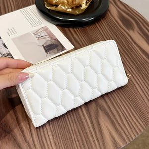 PU Leather Solid Color Wallet Trendsi