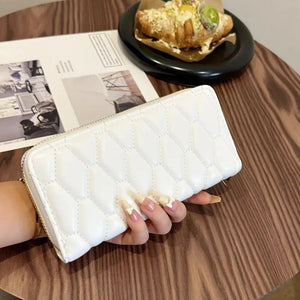 PU Leather Solid Color Wallet Trendsi