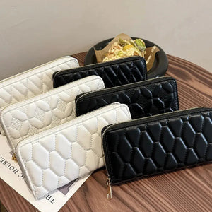 PU Leather Solid Color Wallet Trendsi