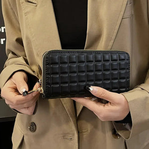 PU Leather Solid Color Wallet Trendsi