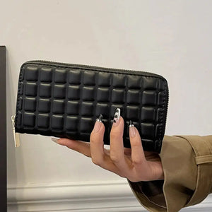PU Leather Solid Color Wallet Trendsi