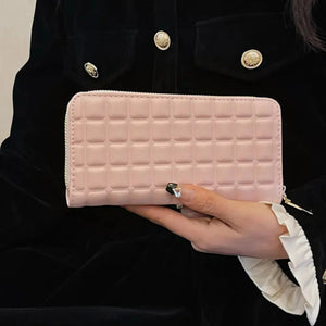 PU Leather Solid Color Wallet Trendsi