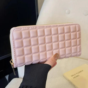 PU Leather Solid Color Wallet Trendsi