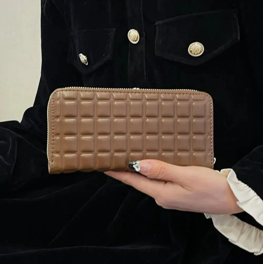 PU Leather Solid Color Wallet Trendsi