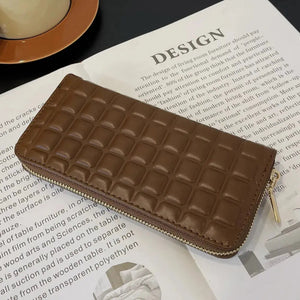 PU Leather Solid Color Wallet Trendsi