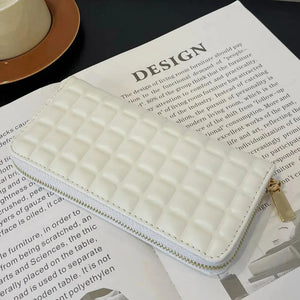 PU Leather Solid Color Wallet Trendsi