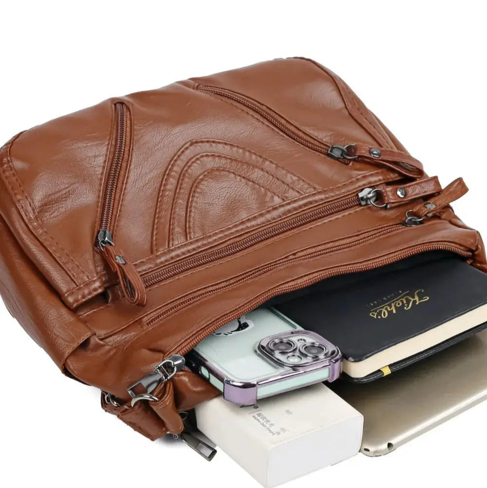 PU Multi-Compartment Crossbody Bag Trendsi