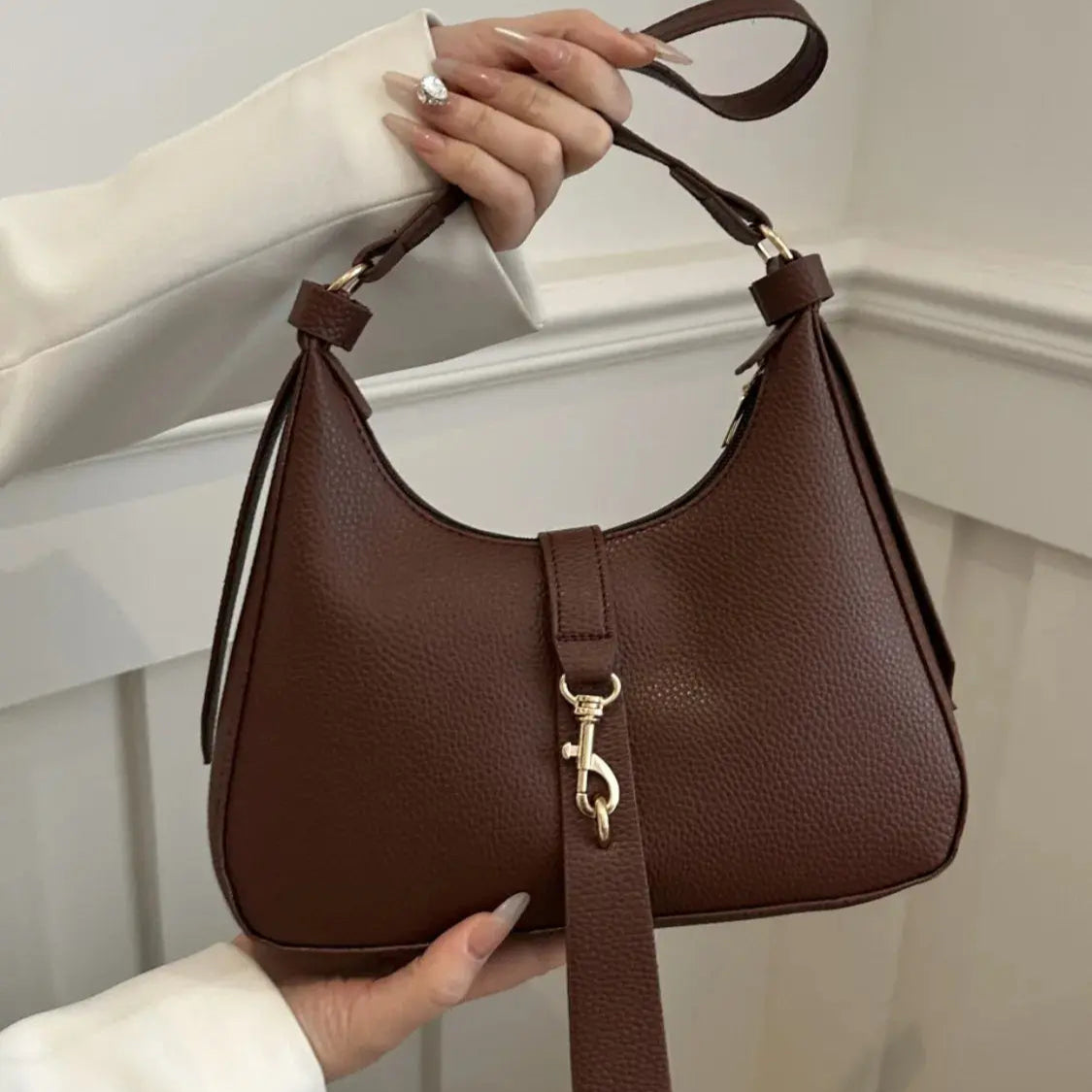 PU leather Shoulder Bag Trendsi