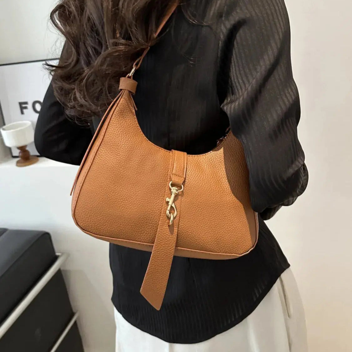 PU leather Shoulder Bag Trendsi
