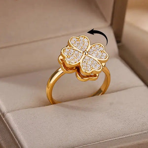 Passion | Gold Plated Ring Jewelry Flower Beauty Prologue