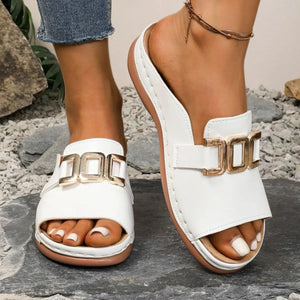 Peep Toe Platform Sandals Trendsi