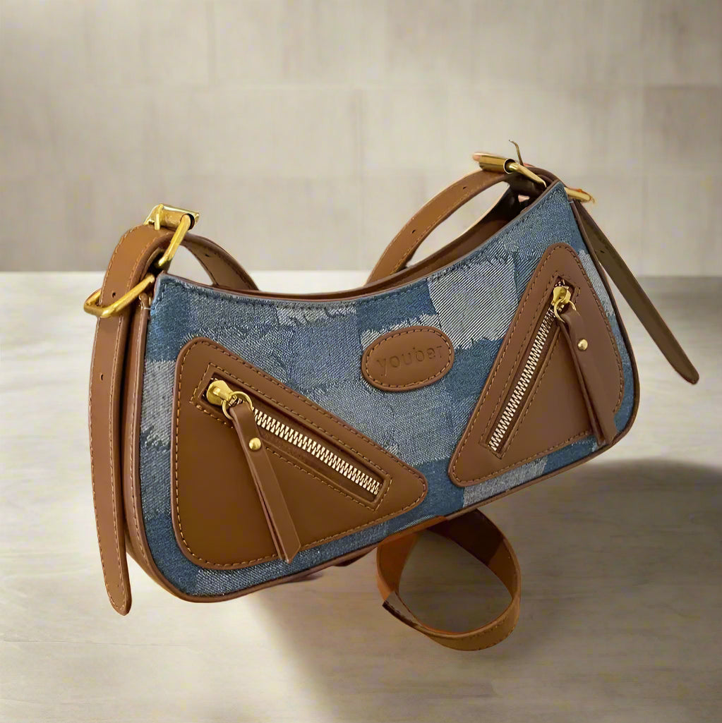 Plaid Adjustable Strap Shoulder Bag Trendsi