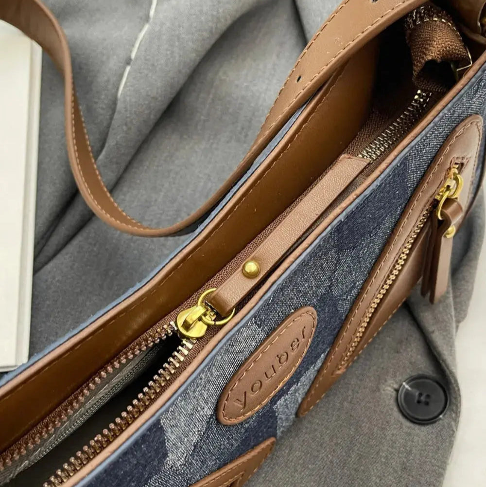 Plaid Adjustable Strap Shoulder Bag Trendsi
