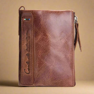 Plum | Genuine Leather Wallets for Women's Short Bifold Fashion Bag Beauty Prologue