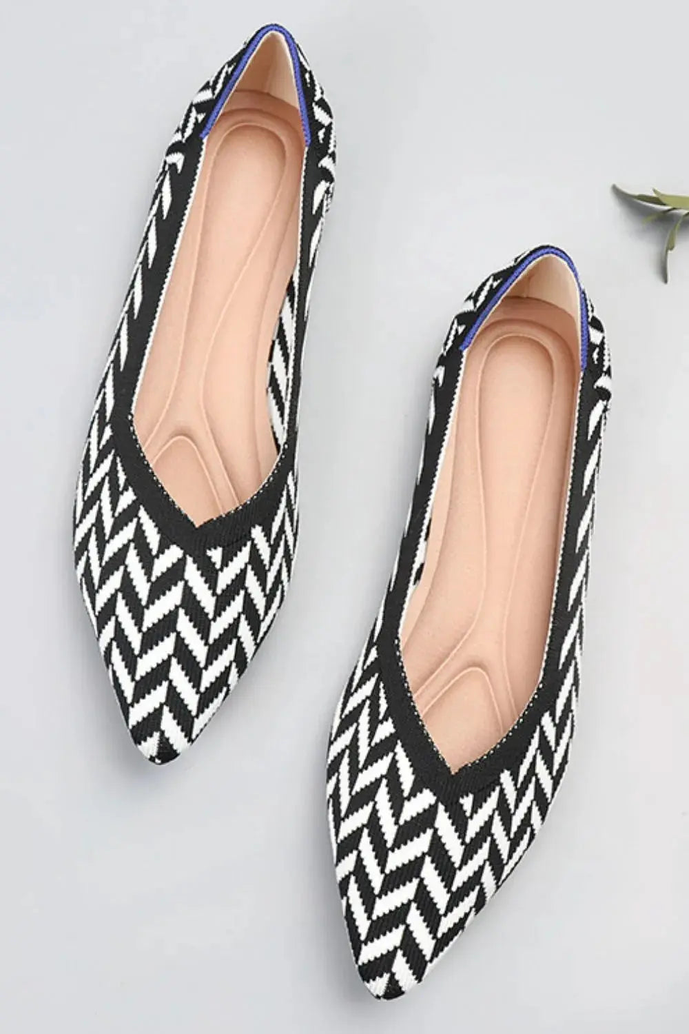 Point Toe Block Heels Slip-Ons Trendsi