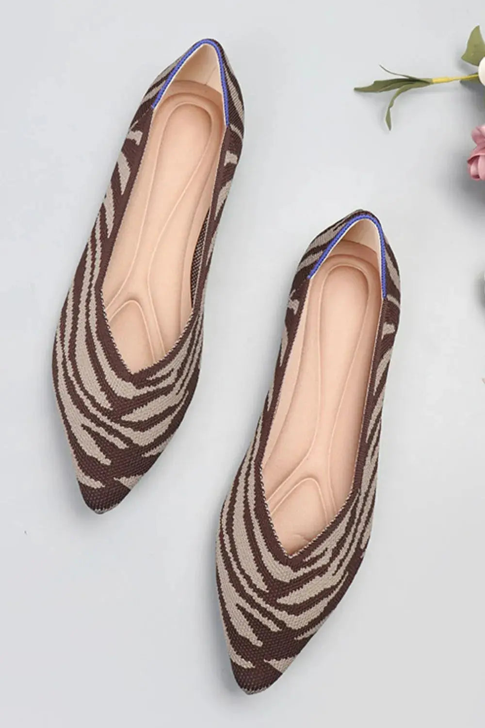 Point Toe Block Heels Slip-Ons Trendsi