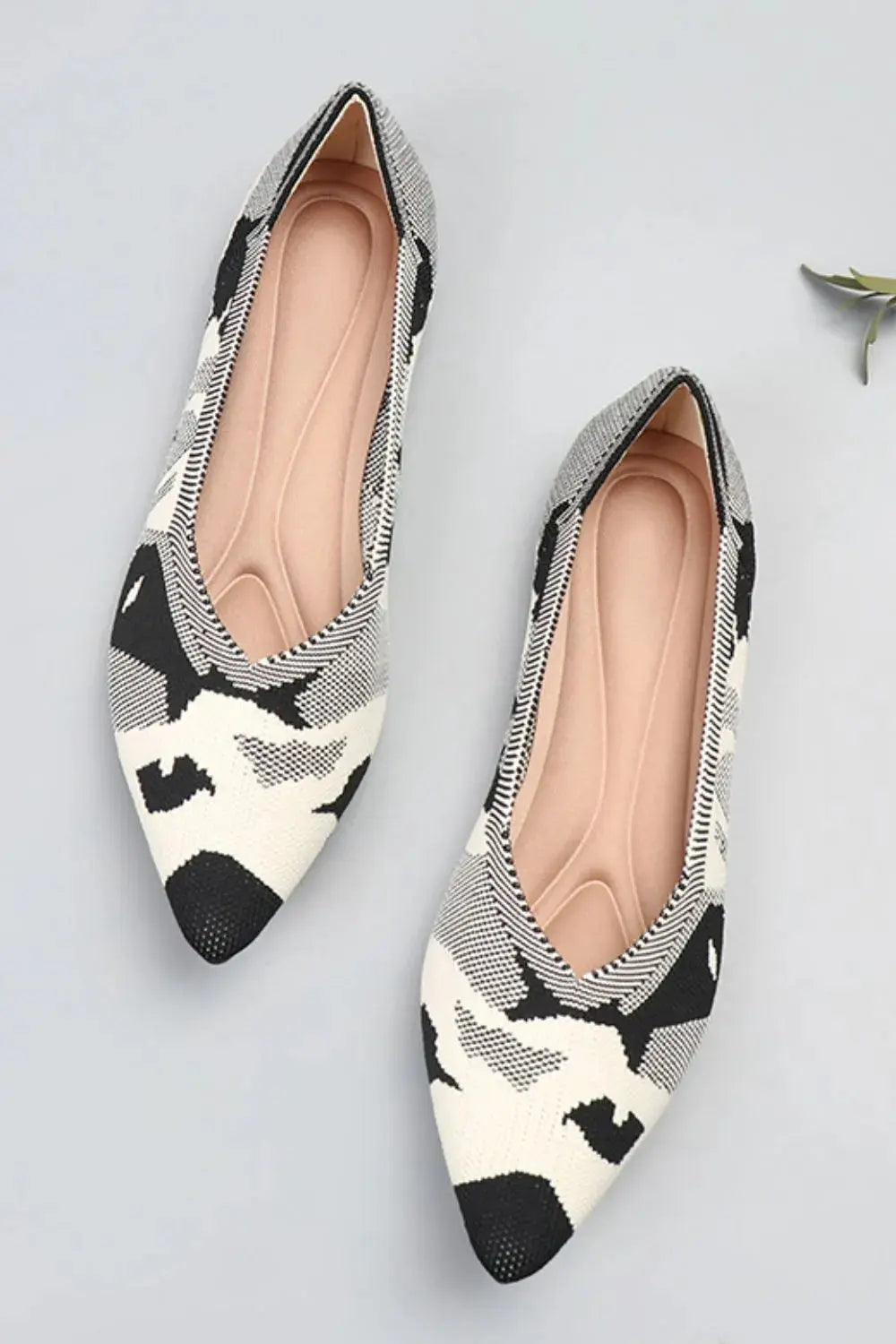 Point Toe Block Heels Slip-Ons Trendsi