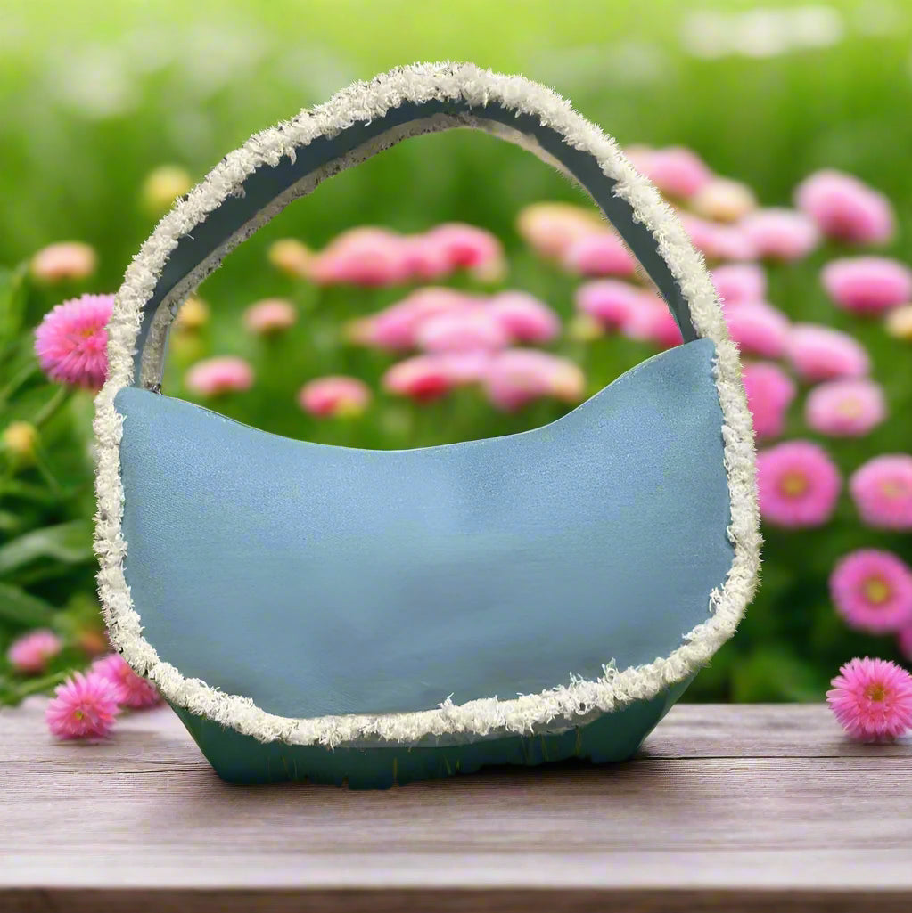 Raw Hem Denim Shoulder Bag Trendsi