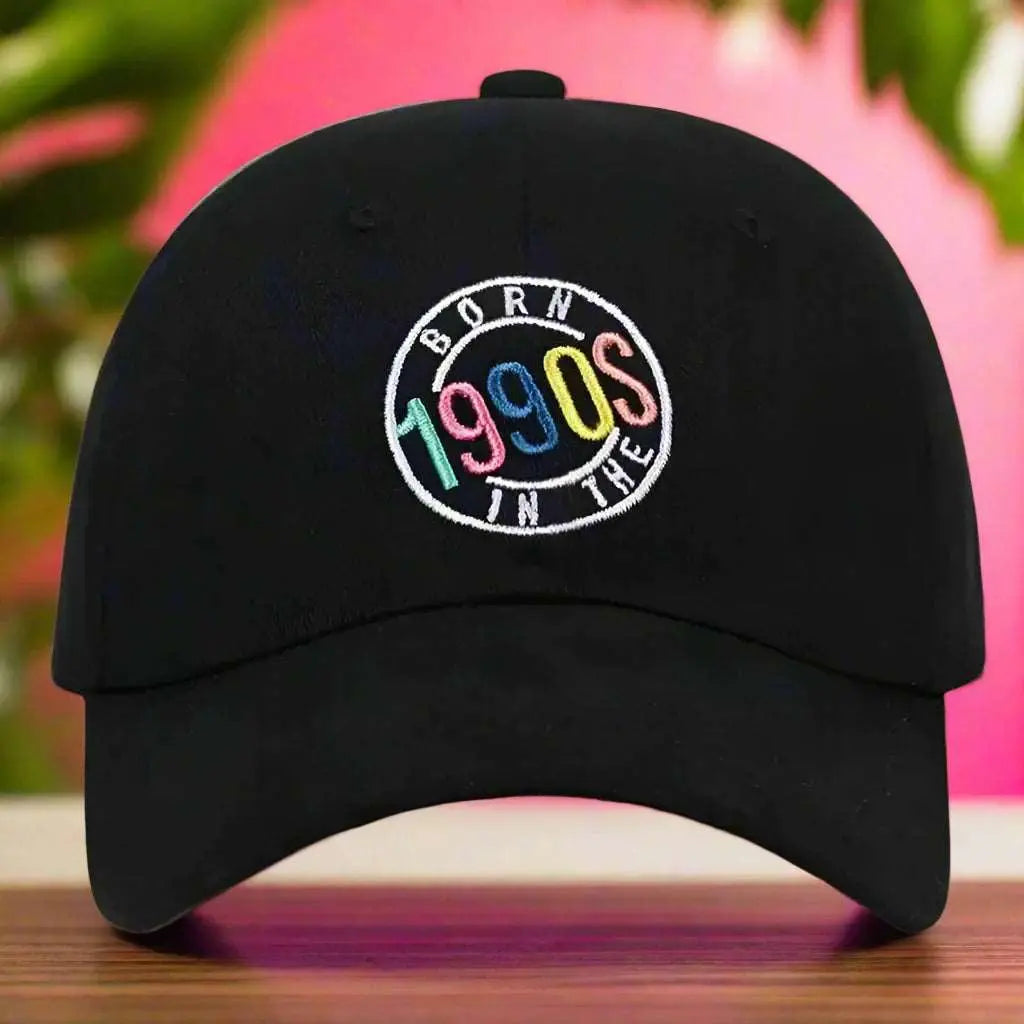 Retro | 1990s Embroidery Cap Unisex Fashion Beauty Prologue