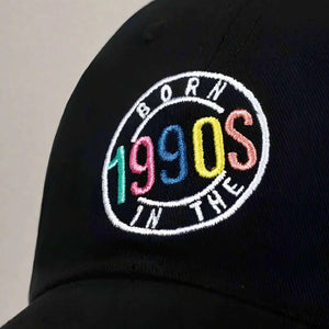 Retro | 1990s Embroidery Cap Unisex Fashion Beauty Prologue