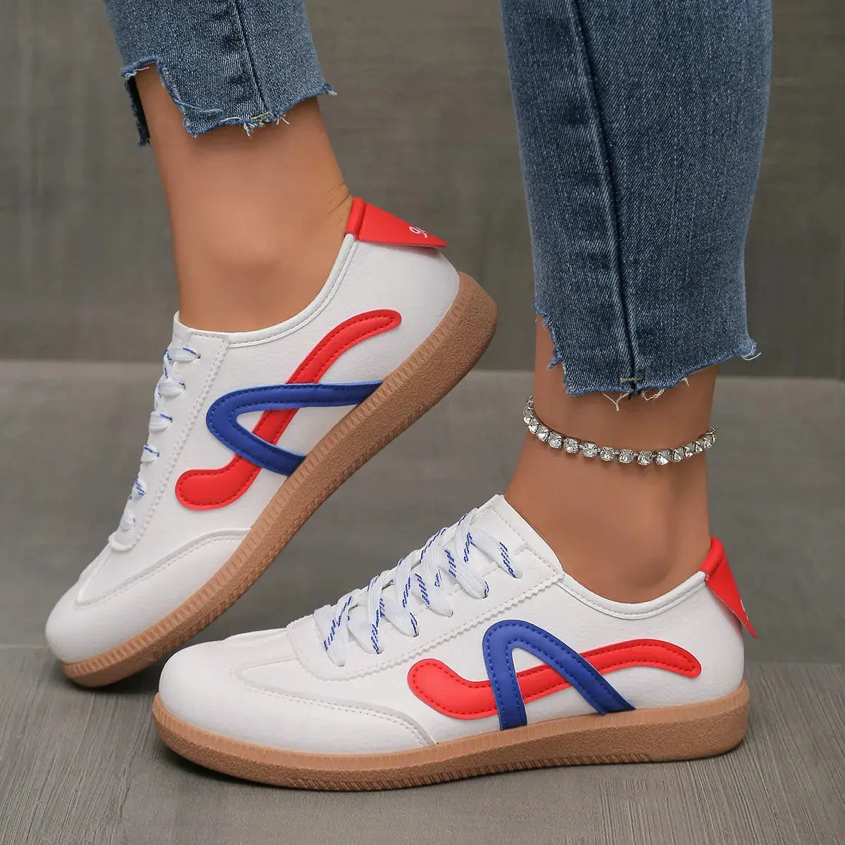 Round Toe Flats Sneakers Trendsi