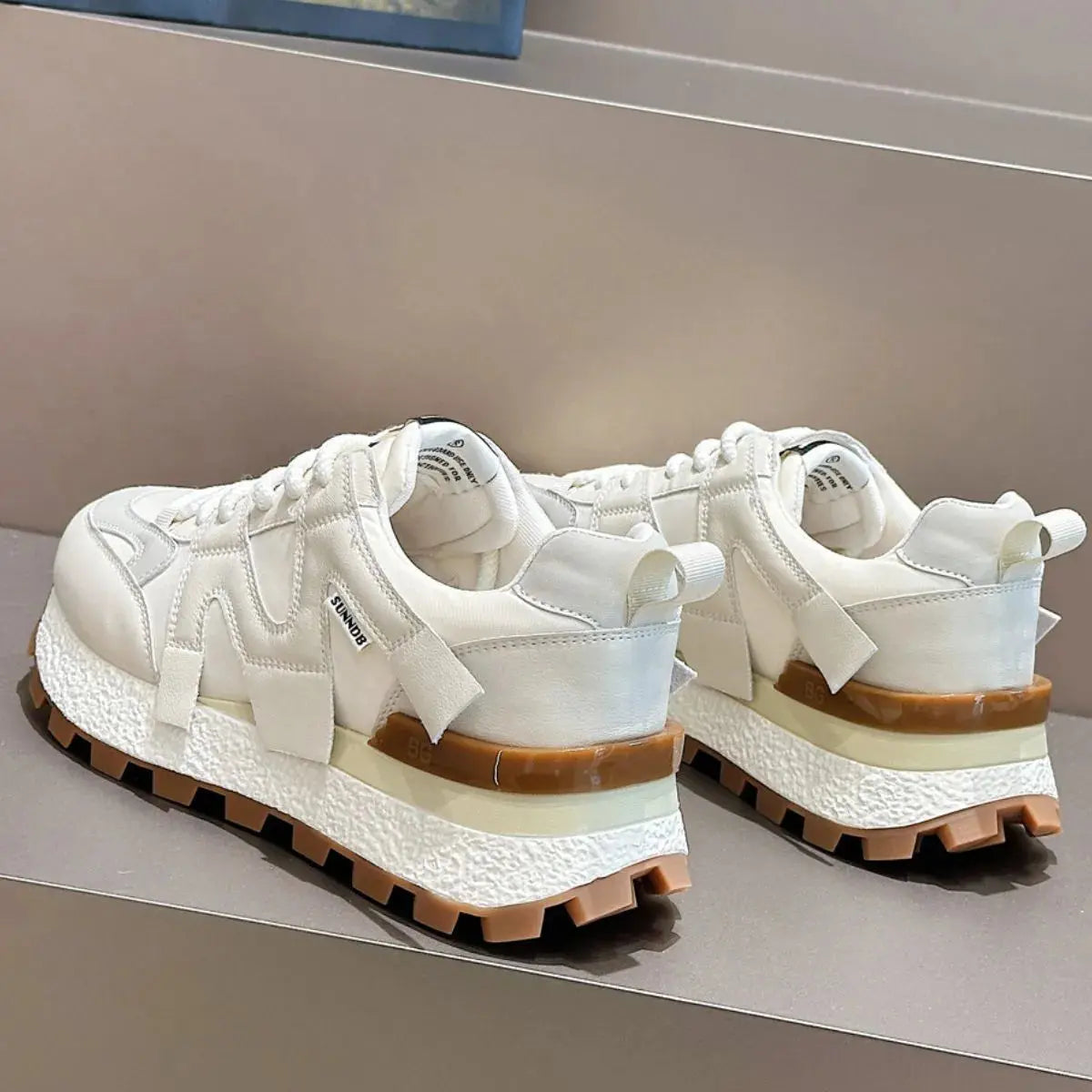 Round Toe Flats Sneakers Trendsi