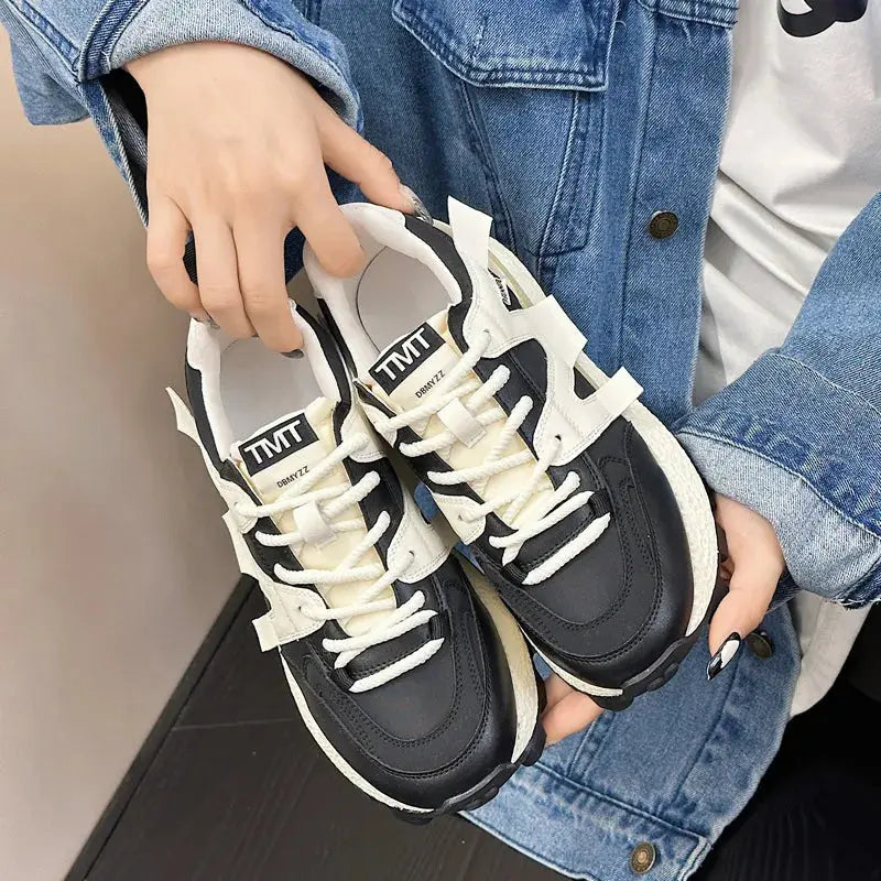 Round Toe Flats Sneakers Trendsi