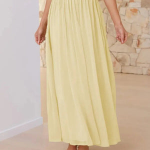 Ruched V-Neck Cami Dress Trendsi