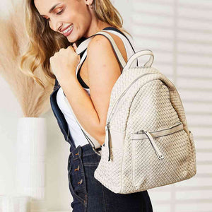 SHOMICO PU Leather Backpack Trendsi