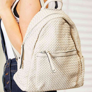 SHOMICO PU Leather Backpack Trendsi