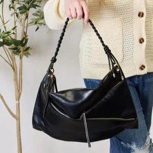 SHOMICO Zipper Detail Shoulder Bag Trendsi