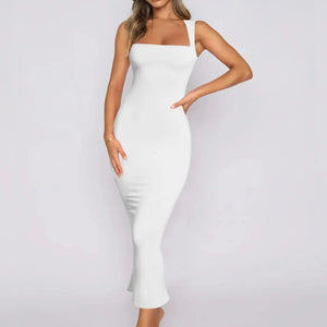 Slit Back Sleeveless Maxi Tank Dress Trendsi