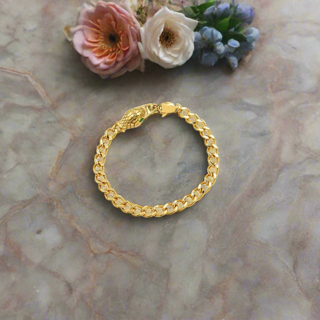 Snake Head Chain Titanium Steel Bracelet Trendsi