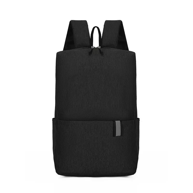 Solid Color Nylon Backpack Bag Trendsi
