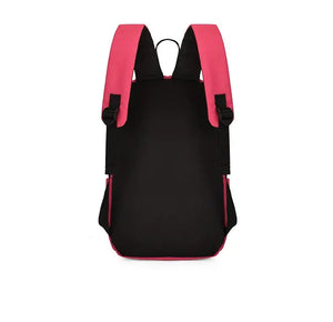 Solid Color Nylon Backpack Bag Trendsi
