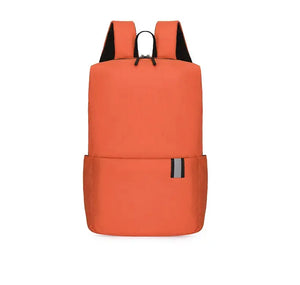 Solid Color Nylon Backpack Bag Trendsi